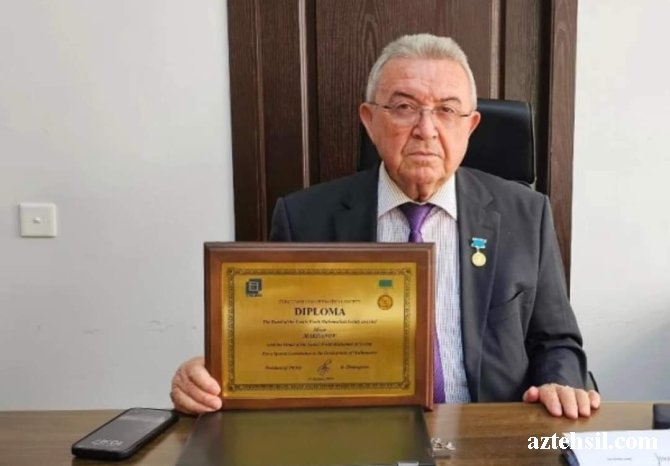 Misir Mərdanov xüsusi diplom və medal ilə təltif olunub - FOTO