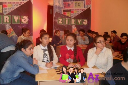 “Zirvə” intelektual bilik yarışmasının Ağstafa rayonu üzrə seçim turu keçirilib