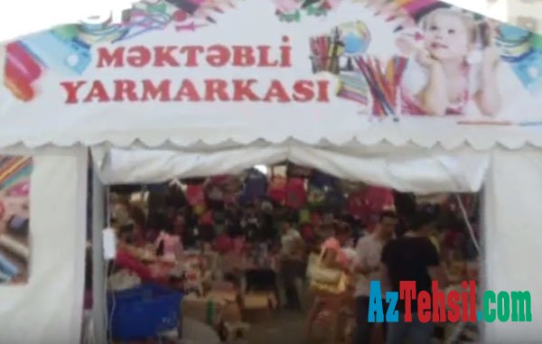 Məktəbli ləvazimatlarının satıldığı yarmarkalarla mağazalar arasında qiymət fərqi - Video