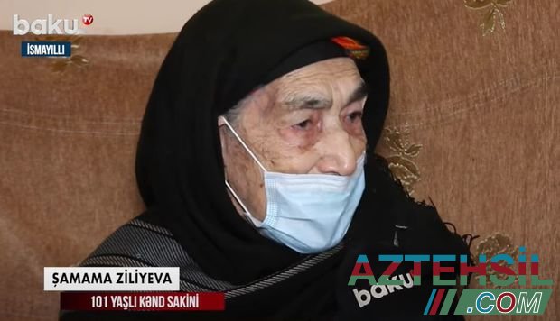 Azərbaycanda 101 yaşlı qadın COVID-19-a qarşı peyvənd olundu - VİDEO
