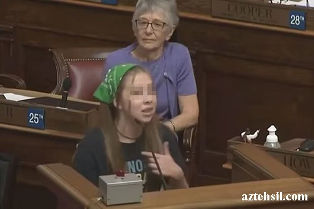 ABŞ-da 12 yaşlı qız parlamentdə abortu müdafiə etdi