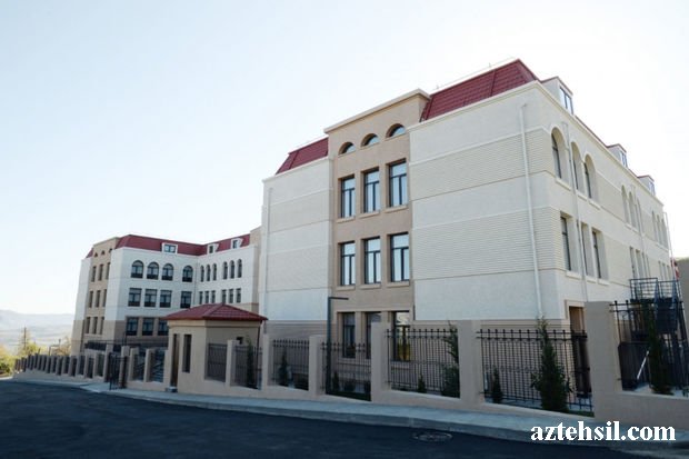 Şuşa şəhəri 1 nömrəli tam orta məktəbin açılışı olub - FOTO