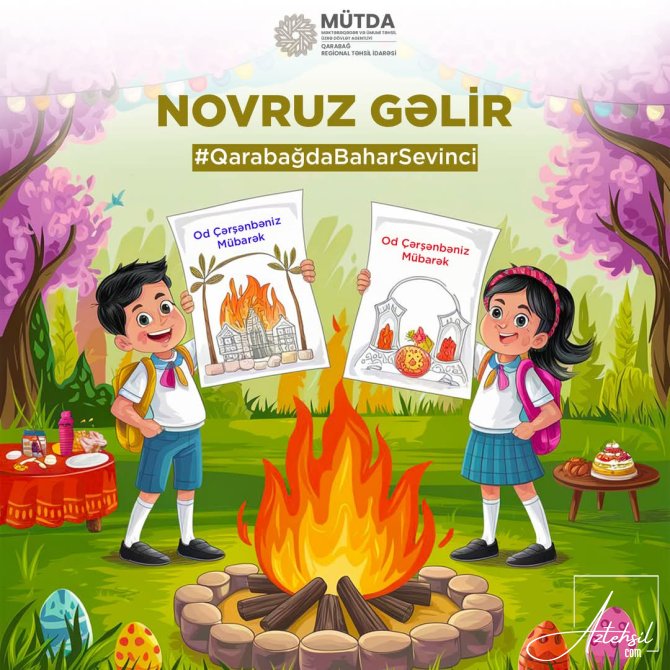 Novruz bayramı ilə əlaqədar Qarabağ Regional Təhsil İdarəsi tərəfindən müsabiqə keçirilir.