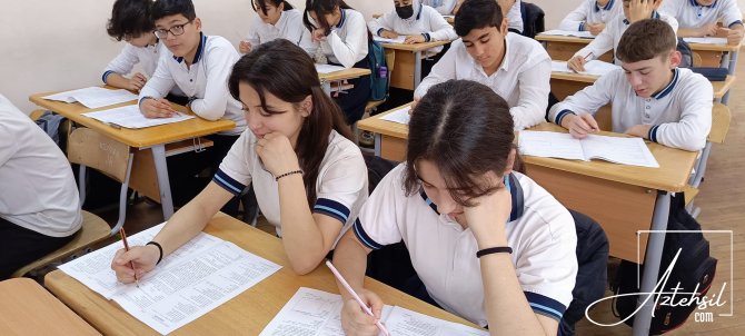 Oxuyub-yazmağı bacarmayan şagirdlər bu rayonlardadır