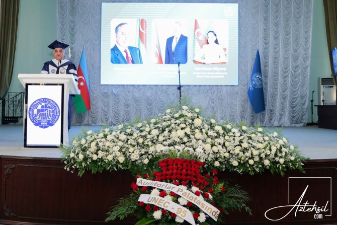 UNEC rektoru: “Sizin verdiyiniz tapşırığı UNEC yerinə yetirib , cənab Prezident!”