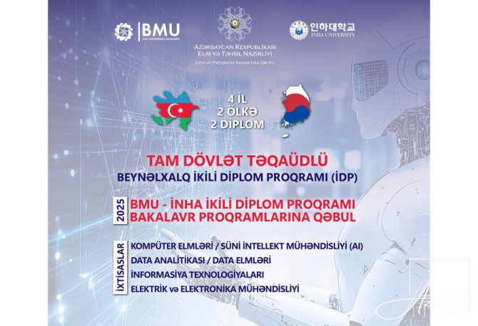 BMU və İNHA Universiteti arasında ikili diplom proqramına qəbul başlanır