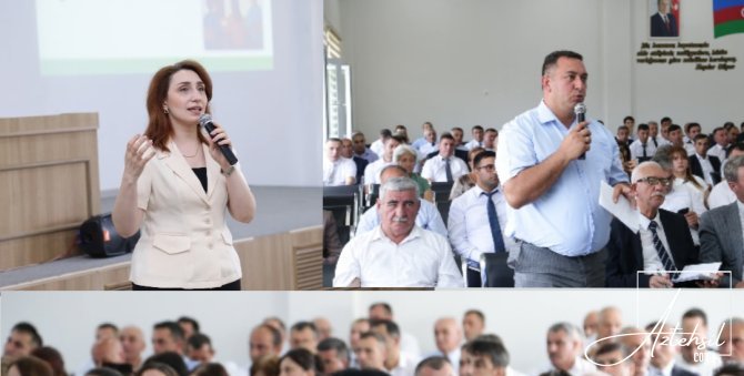 Təhsil müəssisələrinin rəhbərləri ilə görüş keçirilib....
