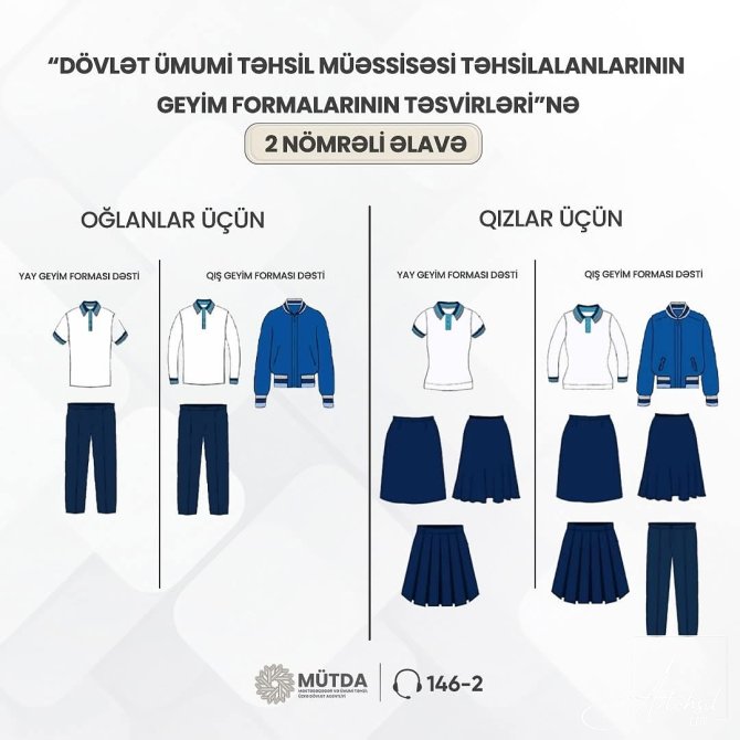 Məktəbli formaları ilə bağlı AÇIQLAMA