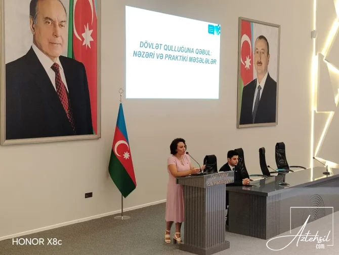 Dövlət qulluqçuları üçün təlim keçirilib