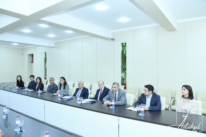 İNHA Universitetinin nümayəndə heyəti BMU-da səfərdədir