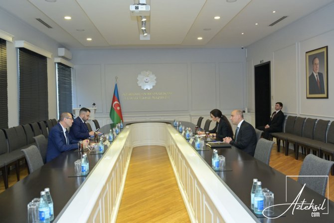 Emin Əmrullayev İsrailin Azərbaycandakı səfiri ilə görüşüb