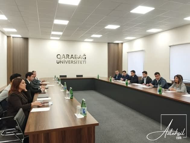 Qarabağ Universitetində bir sıra görüşlər KEÇİRİLİB