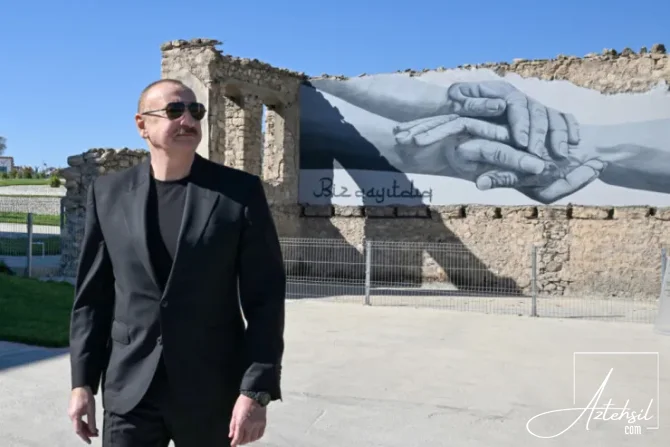 Prezident Cəbrayılda açılış edib - YENİLƏNİB