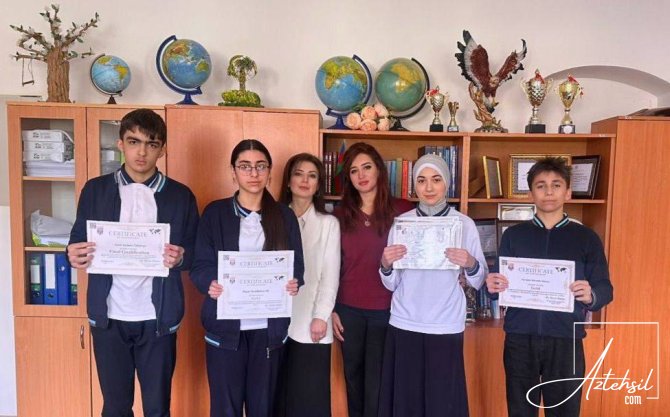 Qusarlı məktəblilər Amerika yolunda