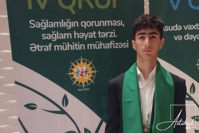 Oğuz məktəblisi beynəlxalq olimpiadaya vəsiqə qazanıb