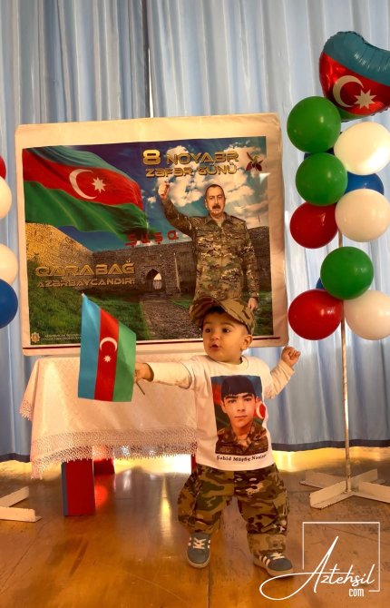 Balaca Rəsul Şəhid dayısı ilə QÜRUR DUYUR