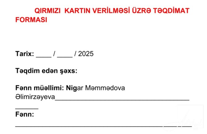 Nizam intizam qaydaları məktəblərə nə verəcək?