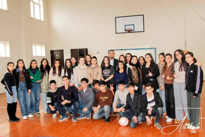 Şagirdlər üçün psixoloji görüş keçirilib