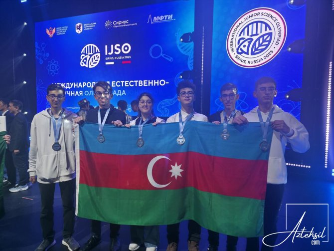 Azərbaycan məktəblilərinin möhtəşəm qələbəsi..